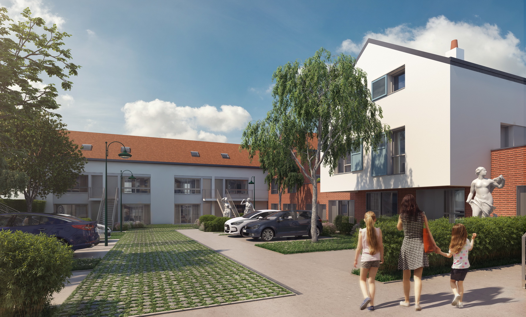 Cœur des Arts — Amblainville — rendu 3D architectural MD Studio