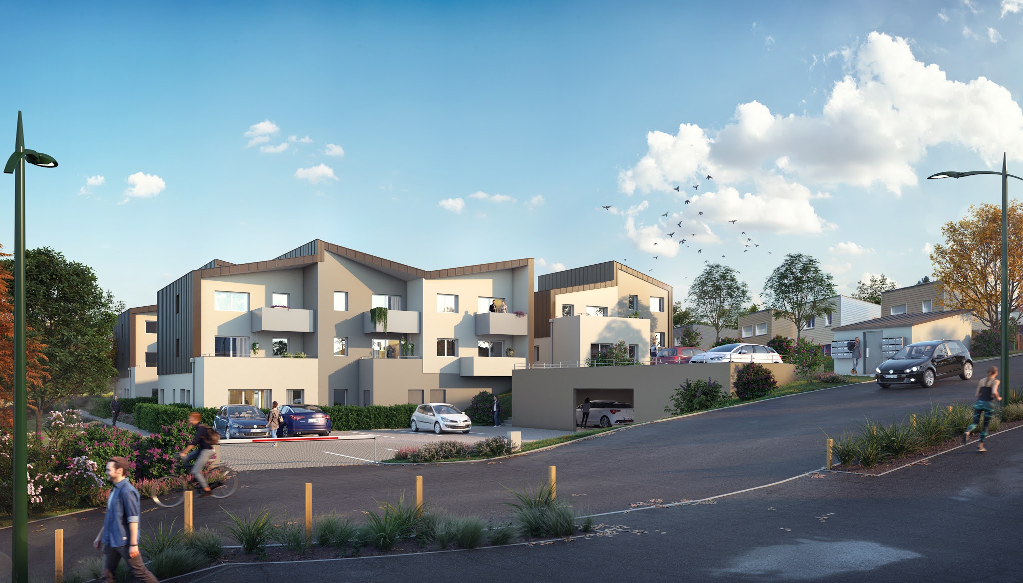 Logements collectifs — Montferrand — rendu 3D architectural MD Studio