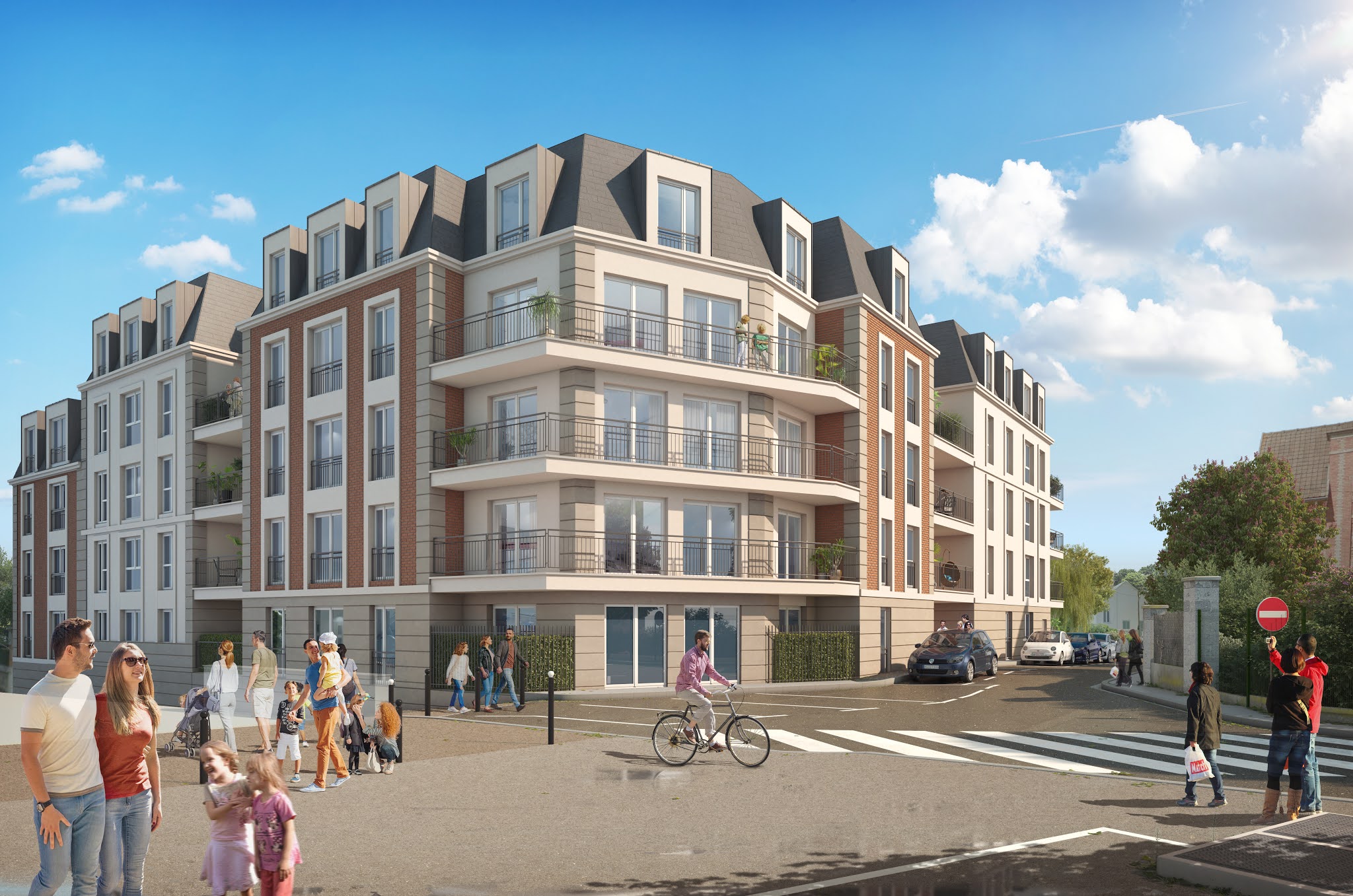Logements — Herblay — rendu 3D architectural MD Studio