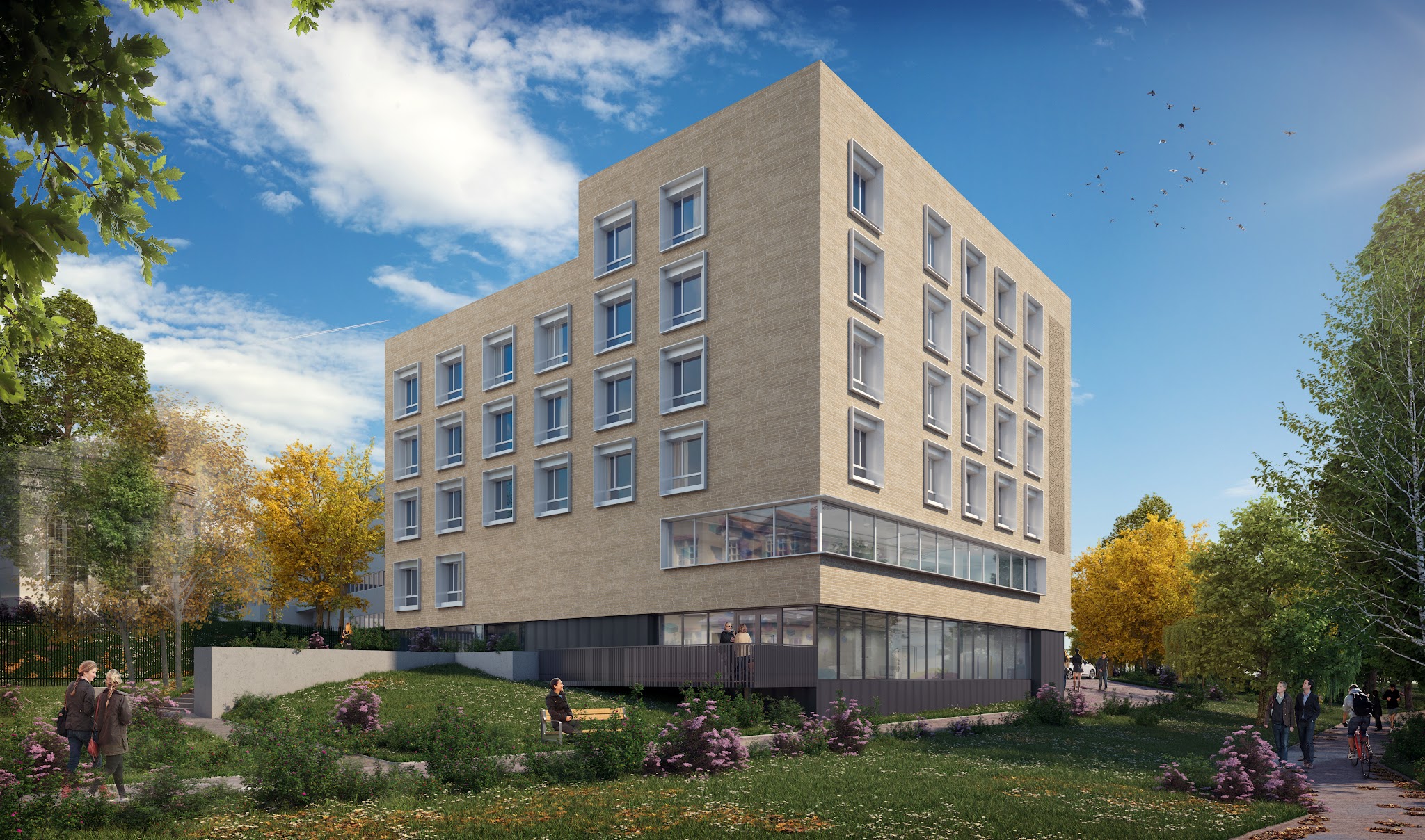 Maison de santé — Épinay-sur-Seine — rendu 3D architectural MD Studio
